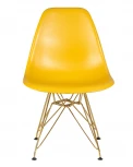 Стул обеденный DSR (ножки золотые, цвет горчичный (Y-03))