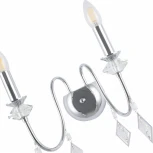 Бра Arte Milano AM342101 342101/2W CR (220V, подвески, подсвечник, свеча)