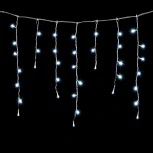 Гирлянда Бахрома 3,1 x 0,5 м Белая 220В, 150 LED, Провод Прозрачный ПВХ, IP54