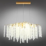 Подвесная люстра Aployt Paulina APL.848.23.10 (220V, хрусталь, на тросе, ветки)