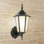 Настенный фонарь уличный Elektrostandard Claro GL 1004U черное золото