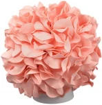 Интерьерная настольная лампа Uniel Гортензия ULW-R07 T/3000K/150C/A Белый/Лосось (220V, цветы, лепестки)