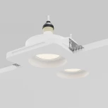 Точечный светильник встраиваемый Maytoni Gyps Modern DL002-GU10-02-W