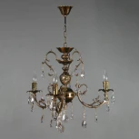 Подвесная люстра Ambiente Alicante 8888/3 PB Leaf crystal