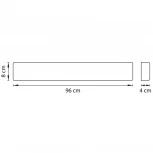 Настенный светильник линейный светодиодный FUIME Lightstar Fiume 810637 (220V)