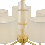 Подвесная люстра ярусная большая Maytoni Alloro MOD088PL-15BS (220V, на цепи)