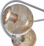 Потолочная люстра Arte Milano AMALFI 326208/3+1 WH+FG (220V, шар)