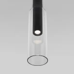 Подвесной светильник светодиодный Eurosvet Swan 50254/1 LED черный (220V, на проводе)