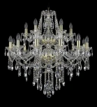 Подвесная люстра Bohemia 1415 1415/12+6/300/2d/G