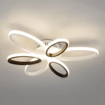 Потолочная люстра Eurosvet Blade 90137/6 белый/чёрный