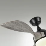 Люстра на штанге-вентилятор Sonex Storm 7702/24L черный/серое дерево LED 24Вт 3000-6000K D1320 пульт ДУ VIVA (220V, вертолет)