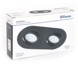 Светильник встраиваемый Feron DL2812 48459 50W G5.3 черный