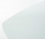 Стол Севилья МДФ, Стекло, Белый матовый шагрень/Белый, Аврора