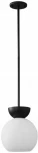 Подвесной светильник iLamp Mono P6079-1 BK+WH (220V, шар)