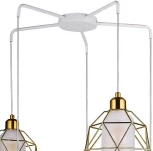 Подвесной светильник 33 ИДЕИ PND16M.05.01.001.WH.PA-M35PA (220V, на проводе)