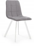 Стул UNO, бархат светло-серый 26/ белый профиль Top Concept UNO 77825