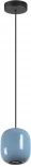 Подвесной светильник Odeon Light Ovali 5053/1B PENDANT черный/голубой/металл GU10 LED 4W (220V, на проводе)