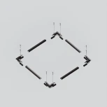 Шинопровод под гипсокартон накладной/подвесной магнитный черный 2м Maytoni Busbar trunkings Exility TRXM034-R-412B (48V)