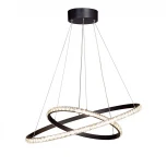 Подвесная люстра Vitaluce V4628-1/2S (LED, 220V, хрусталь, на тросе, кольцо)