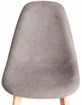 Стул CINDY SOFT (mod. C1021F1-1) / 1 шт. в упаковке (Велюр,Дерево бук /Серый)