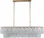 Люстра подвесная Fiocchi V000011 (12017/6P Brass) (220V, на цепи)