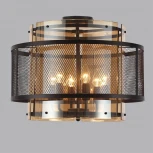 Потолочная люстра Lumion Zarina 8007/6C черный/черный, золотой металл/металл, стекло Е14 6*40W 220V (круглые)