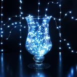 Гирлянда занавес "роса" белый Eurosvet 2*2,6М IP20 200-006