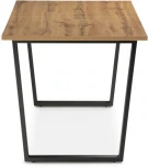 Стол раскладной Notta Лота Лофт 140 25 мм черный матовый / дуб вотан 513033