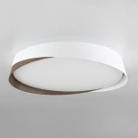 Потолочный светильник RGB круглый Citilux Bonny CL754350G Белый+Венге LED с пультом (220V, круглые)