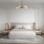 Потолочная люстра на штанге Eurosvet Stark 50386/5 LED латунь (220V)