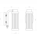 Бра Covali WL-38003 (220V)