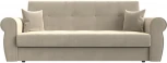 Диван-книжка Лига-019 (Бежевый/Микровельвет) Лига Диванов арт.118349