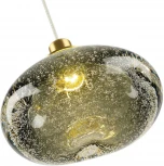 Подвесной светильник Odeon Light Mela 7045/4L зеленый/бронз/металл/стекло LED 4W 3000K 220V (на проводе, круглые)