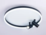 Потолочный светильник круглый светодиодный Ambrella Comfort FL5113 (регулировка яркости, 220V, пульт управления, круглые)