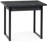 Стол Woodville Форли 90(150)х67 файерстоун / черный матовый 550564