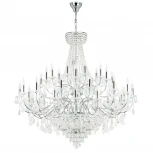 Подвесная большая люстра Osgona Classic 700514 (220V, хрусталь, подсвечник, свеча)
