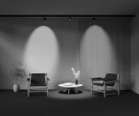 Трековый светильник магнитный 15W 48V Maytoni Lens TR217-2-15W3K-B