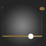 Подвесной линейный светильник IP22 светодиодный ST Luce Angurra SL1222.223.01 в форме шара