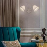 Бра с выключателем Arte Milano AM340800 340800/2W WT+SL (220V)