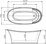 Акриловая ванна BelBagno BB302
