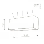 Настенный светильник уличный Nowodvorski Unit 9122 (LED, 220V, IP54)