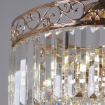 Потолочная люстра хрустальная на штанге Reluce 90183-0.3-10 FGD (220V)