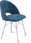 Стул Sheffilton SHT-ST34/S64 тихий океан/хром лак