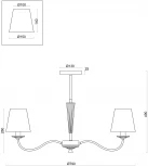 Потолочная люстра Freya Osborn FR2027PL-07N