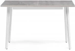 Стол раскладной Notta Денвер Лофт 120 25 мм бетон / белый матовый 506945