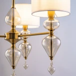 Потолочная люстра на штанге Freya Raise FR5369CL-03BS (220V)