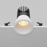 Встраиваемый светильник Maytoni Dip DL118-15W-2.7K-W (LED, 220V, круглые)