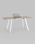 Стол Stool Group Plain 116-158*74 дуб Ан/белый УТ000034571