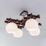 Потолочная люстра Citilux Нарита CL114141 (220V, дуб, венге)