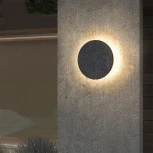 Настенный уличный светильник Arte Lamp A4403AL-1BK (LED, 220V, круглые, IP65)